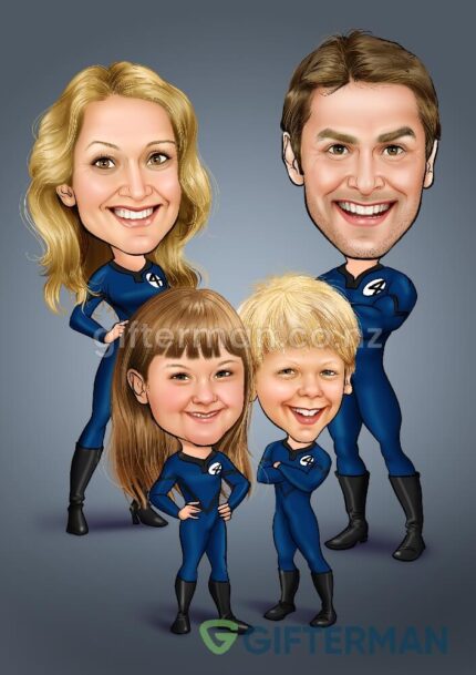 fantastic-four-caricature-cartoon