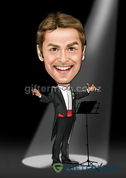 music-contuctor-caricature-cartoon