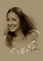 Custom Sepia Portrait From Your Photos, Custom Portraits-2